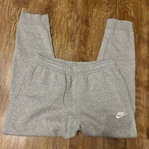 nike grey sportswear fleece sweatpants